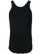Kazuyuki Kumagai Curved Hem Vest, Men's, Size: 3, Black, Cotton