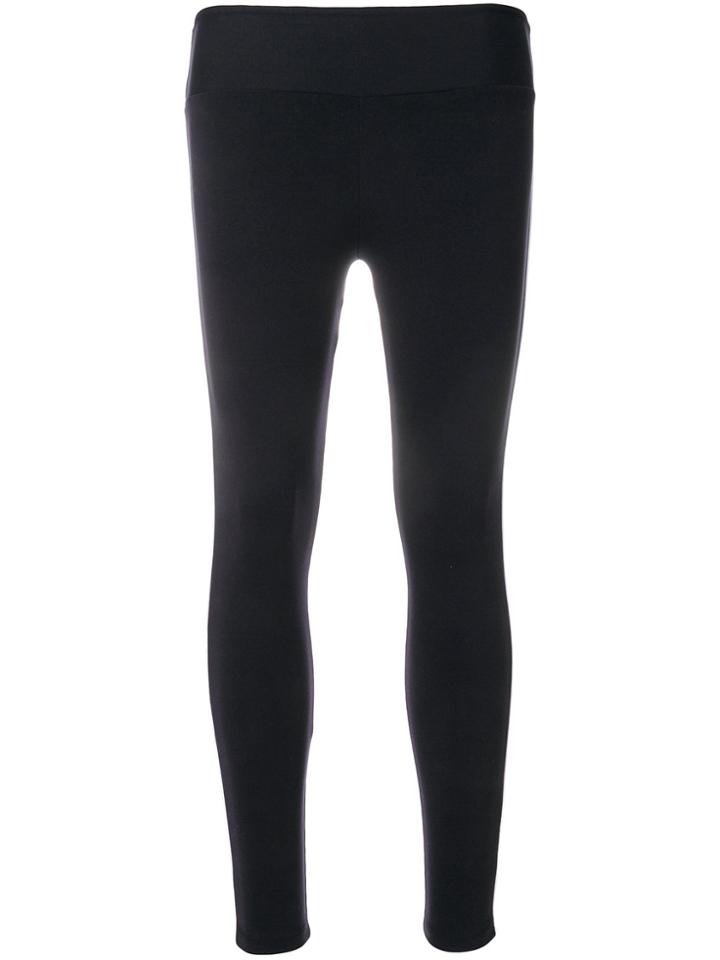 Bodyism Side Contrast Stripe Leggings - Black