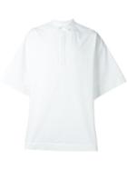 Juun.j Short Sleeve Shirt, Men's, Size: 48, White, Cotton/polyurethane