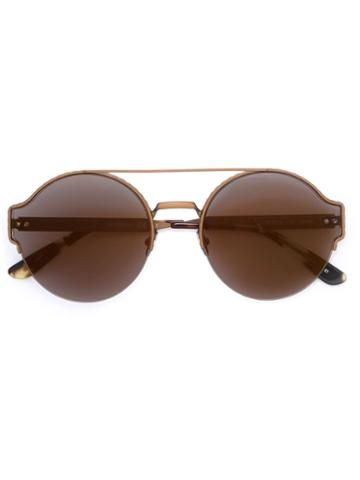 Bottega Veneta Round Frame Sunglasses