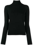 Aragona Rollneck Cashmere Sweater - Black