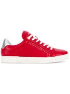 Zadig & Voltaire Contrast Low-top Sneakers - Red
