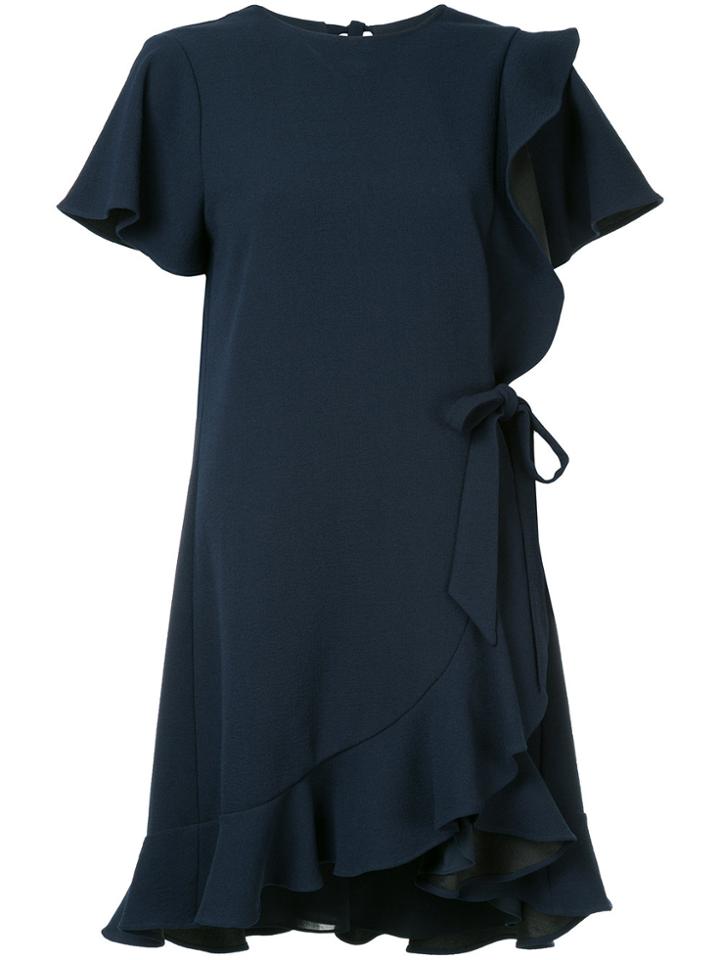 Rebecca Vallance Hamptons Swing Ruffle Dress - Blue