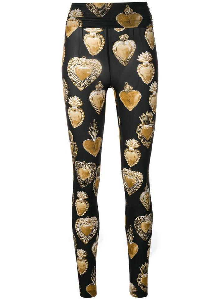 Dolce & Gabbana Sacred Hearts Leggings - Black