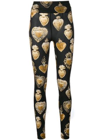 Dolce & Gabbana Sacred Hearts Leggings - Black