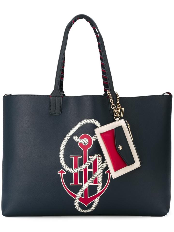 Tommy Hilfiger Anchor Print Tote Bag