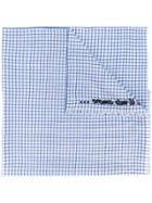 Faliero Sarti Checked Scarf - White