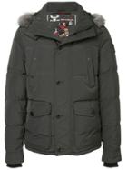 Moose Knuckles Padded Hooded Jacket - Black