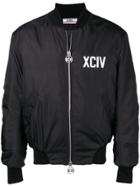 Gcds Logo Back Bomber Jacket - Black