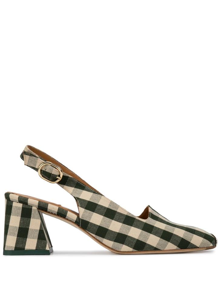 Miista Canar Camping Pumps - Green