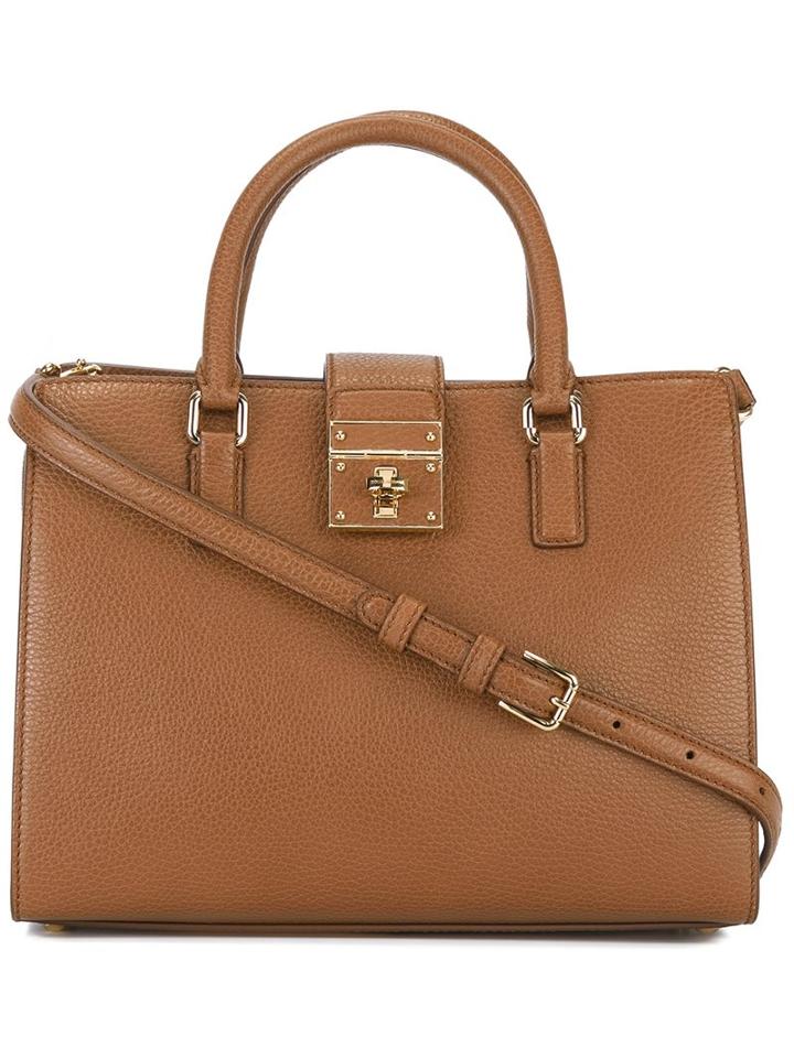 Dolce & Gabbana 'rosalia' Tote, Women's, Nude/neutrals