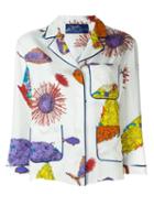 Emilio Pucci Fish Print Pyjama Style Shirt