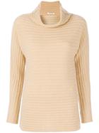Max Mara Galoshe Ribbed Jumper - Nude & Neutrals
