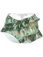 Patbo Paradise Ruched Bikini Bottom - Green