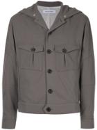 Kiko Kostadinov Zipped Hood Shirt Jacket - Grey