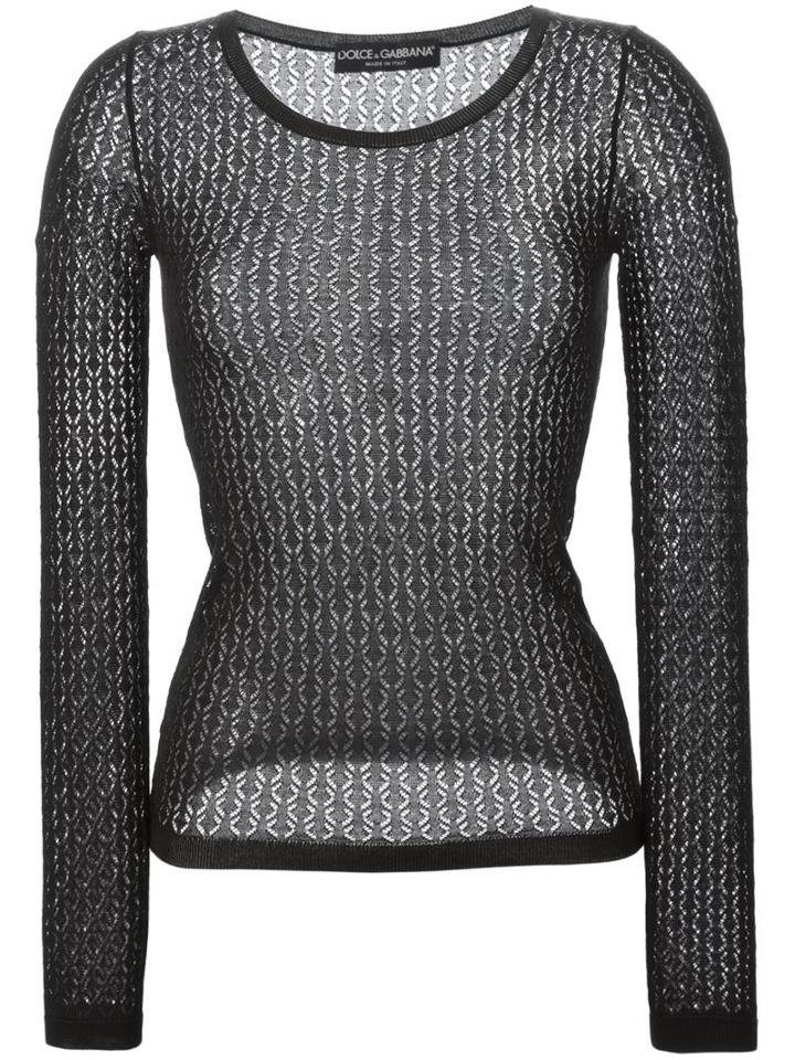 Dolce & Gabbana Open Knit Sweater