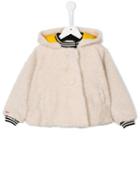 Sonia Rykiel Hooded Teddy Jacket, Girl's, Size: 8 Yrs, Nude/neutrals