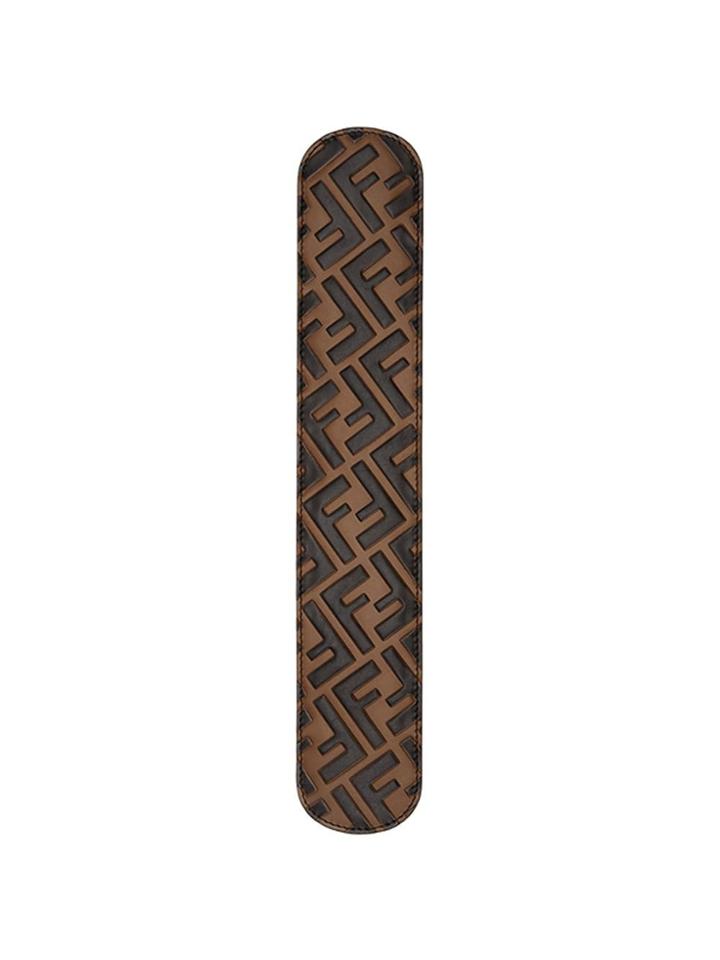 Fendi Printed Ff Logo Strap Thru - Brown