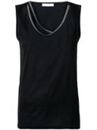 Fabiana Filippi Beaded Details T-shirt - Black