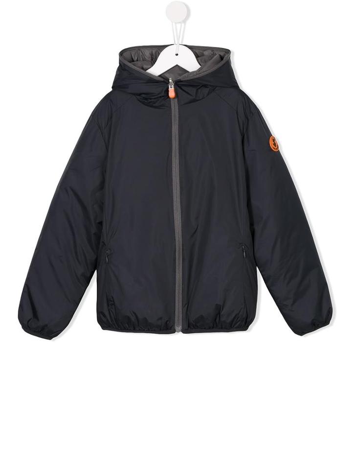 Save The Duck Kids Reversible Padded Jacket, Boy's, Size: 10 Yrs, Black