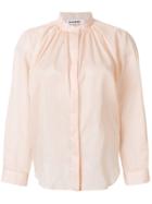 Jil Sander Mandarin Collar Shirt - Nude & Neutrals