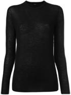 Joseph Cashmere Plain Jumper - Black
