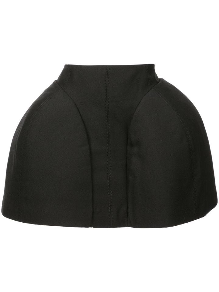 Vera Wang Balloon Mini Skirt - Black