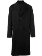 Jil Sander 'over' Coat, Men's, Size: 48, Black, Virgin Wool/cashmere/cupro/cotton