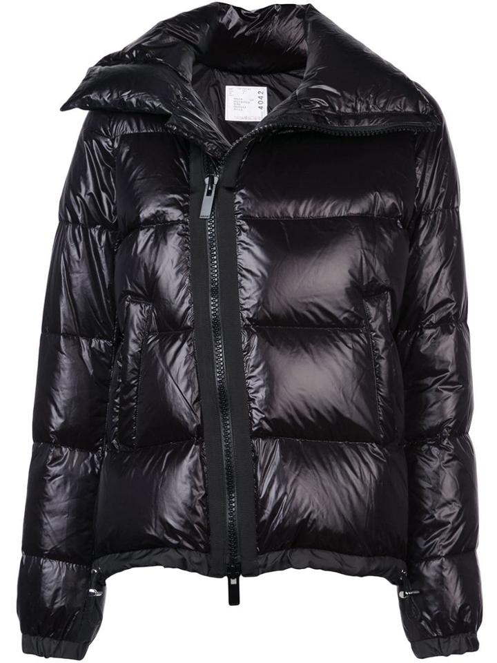 Sacai Short Puffer Jacket - Black