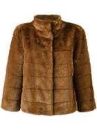 Armani Jeans - Fur Jacket - Women - Modacrylic/polyester - 42, Brown, Modacrylic/polyester