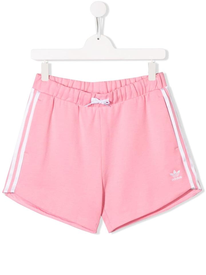 Adidas Kids Teen Marble Solid Shorts - Pink