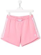 Adidas Kids Teen Marble Solid Shorts - Pink