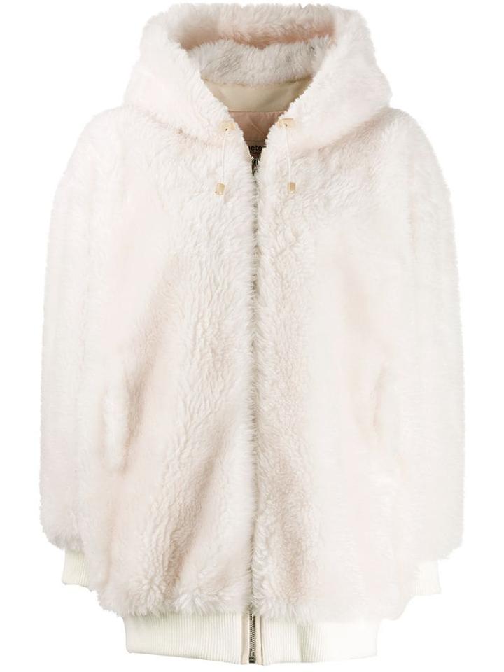 Yves Salomon Shearling Jacket - White