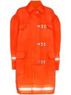 Calvin Klein 205w39nyc Fireman Reflective-trim Cotton Jacket - Orange