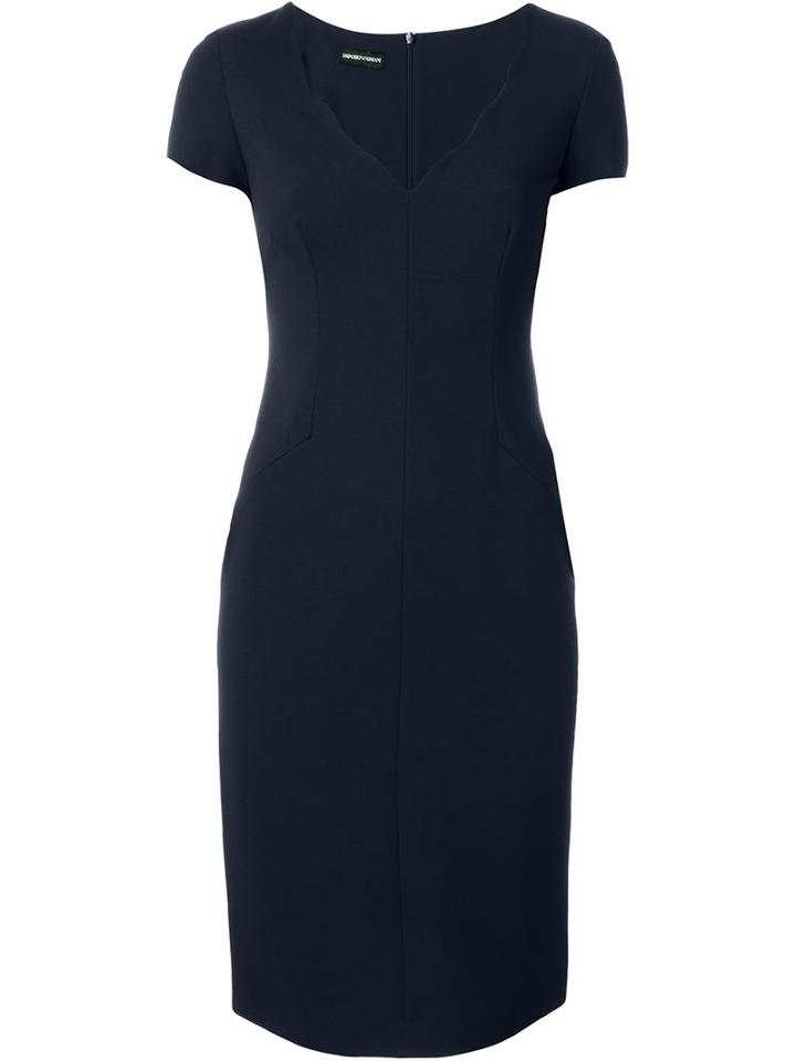 Emporio Armani V Neck Dress