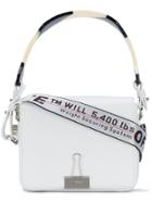 Off-white Stripe Handle Small Tote