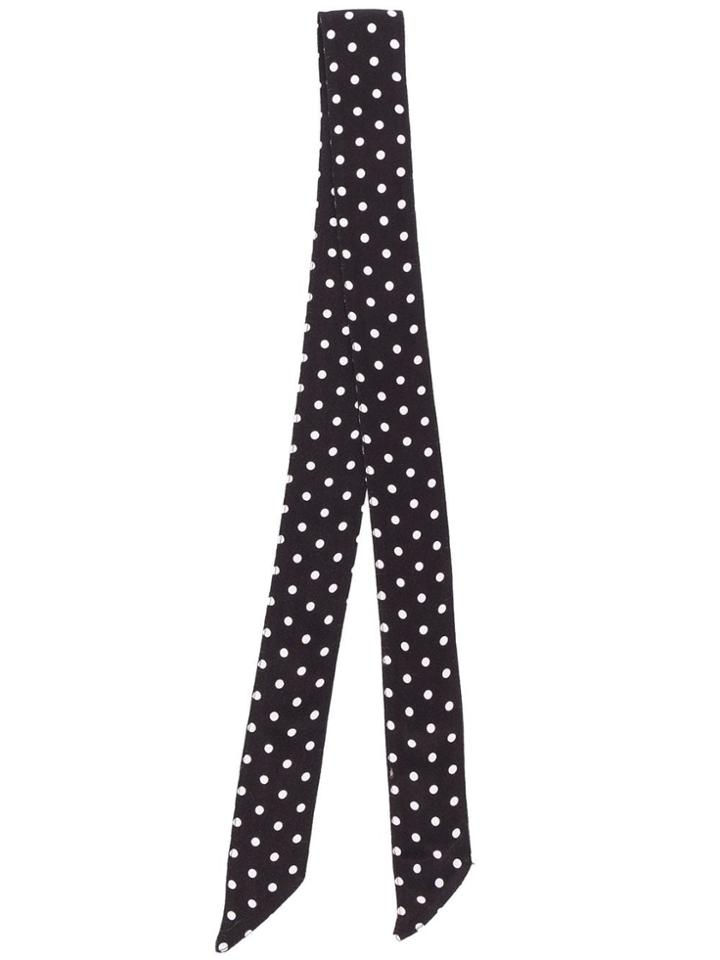 Andamane Short Printed Scarf - Black