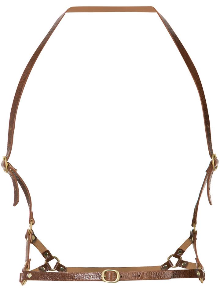 Calleen Cordero 5 Harness Belt, Women's, Blue, Leather