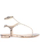 Schutz Galey Snakeskin Effect Sandals - Multicolour