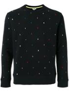 Kenzo Square Print Sweater, Men's, Size: Medium, Black, Cotton