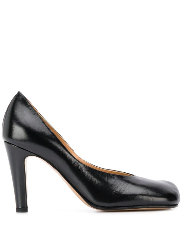 Bottega Veneta Bloc High-heeled Pumps - Black