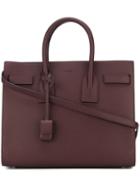 Saint Laurent - Small 'sac De Jour' Tote - Women - Calf Leather - One Size, Women's, Pink/purple, Calf Leather