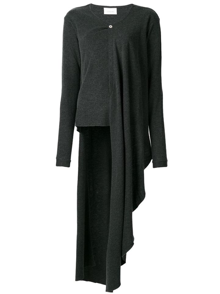 Lemaire Asymmetric Hem Jumper - Grey