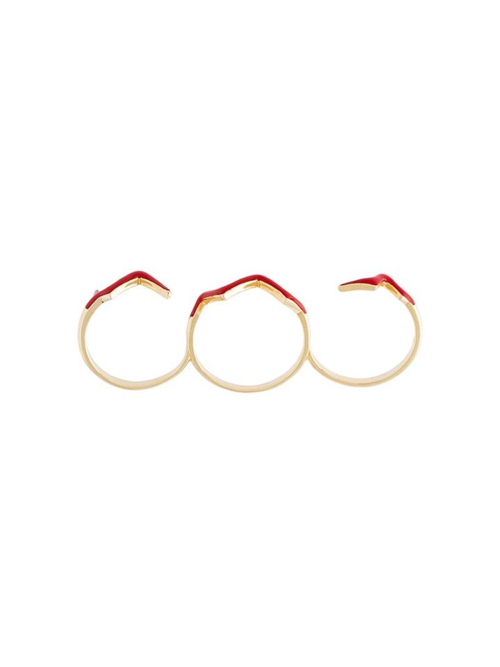 Gisele For Eshvi 'fetri' Branch Ring, Women's, Size: 58, Red
