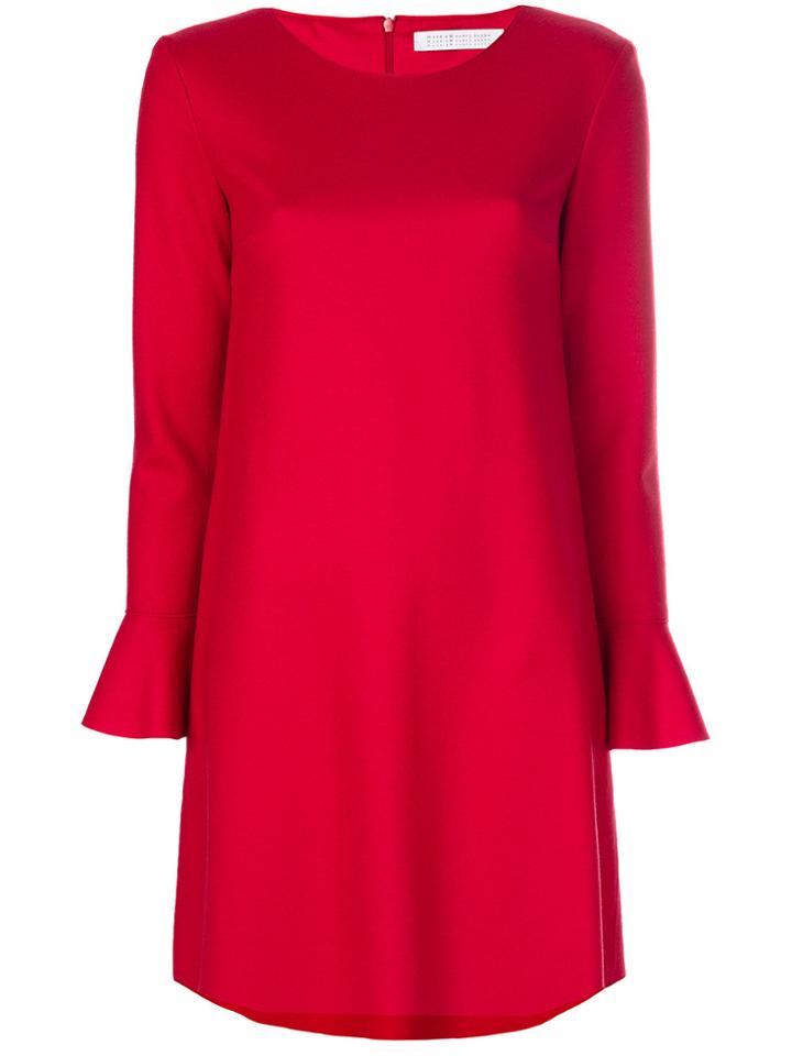 Harris Wharf London Flared Sleeve Dress