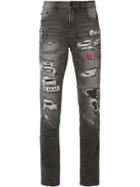 Haculla Patches Ripped Jeans - Black