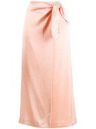 Nanushka Sarong Skirt - Pink