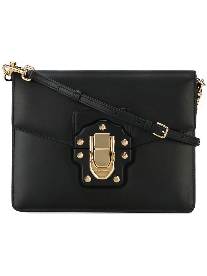 Dolce & Gabbana - 'lucia' Shoulder Bag - Women - Leather - One Size, Black, Leather