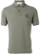 Stone Island - Logo Patch Polo Shirt - Men - Cotton/spandex/elastane - S, Green, Cotton/spandex/elastane