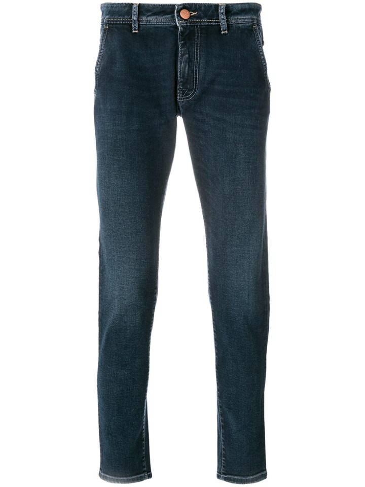 Barba Skinny Denim Jeans - Blue